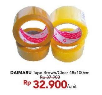 Promo Harga DAIMARU OPP Tape Cokelat, Transparant  - Carrefour