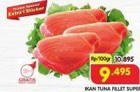 Promo Harga Tuna Fillet per 100 gr - Superindo