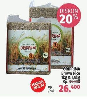Promo Harga Oriprima Brown Rice  - LotteMart