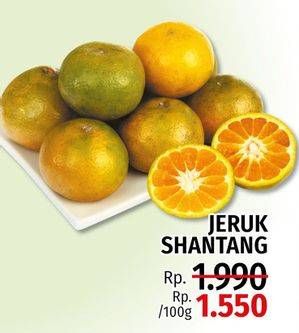Promo Harga Jeruk Shantang per 100 gr - LotteMart