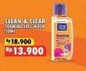 Promo Harga Clean & Clear Facial Wash Foaming 50 ml - Alfamart
