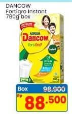 Promo Harga Dancow FortiGro Susu Bubuk Instant 800 gr - Indomaret