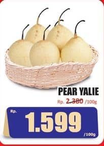 Pear Ya Lie per 100 gr Diskon 32%, Harga Promo Rp1.599, Harga Normal Rp2.380