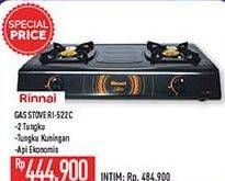 Promo Harga Rinnai RI 522C | Gas Stove  - Hypermart