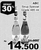 Promo Harga ABC Syrup Special Grade 485 ml - Giant