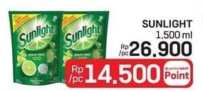 Promo Harga Sunlight Pencuci Piring Jeruk Nipis 100 1500 ml - LotteMart