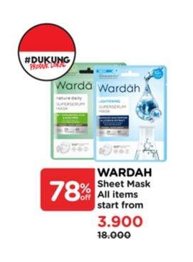 Promo Harga Wardah Sheet Mask All Variants  - Watsons