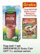 Promo Harga GREENFIELDS Fresh Milk All Variants 1000 ml - Indomaret