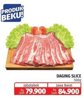 Promo Harga Daging Sapi Slice 500 gr - Lotte Grosir