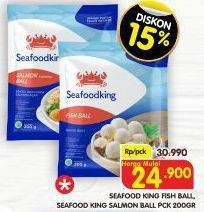 Promo Harga Seafood King Fish Ball/Seafood King Salmon Ball   - Superindo