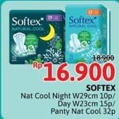 Promo Harga Softex Pantyliners/Pembalut Natural Cool  - Alfamidi
