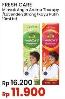 Promo Harga Fresh Care Minyak Angin Aromatherapy Lavender, Hot Strong, Kayu Putih 10 ml - Indomaret