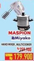 Promo Harga Maspion, Miyako Hand Mixer, Multi Cooker  - Hypermart