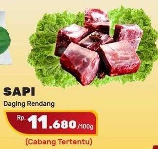 Promo Harga Daging Rendang Sapi per 100 gr - Yogya