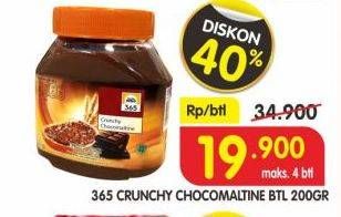 Promo Harga 365 Crunchy Chocomaltine 200 gr - Superindo