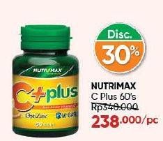 Promo Harga Nutrimax C+ Plus 60 pcs - Guardian