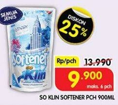 Promo Harga So Klin Softener All Variants 900 ml - Superindo