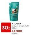 Promo Harga Mutouch Shower Cream 800 ml - Watsons