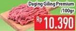 Promo Harga Daging Giling Sapi Premium per 100 gr - Hypermart