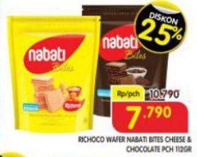 Promo Harga Nabati Bites Richoco, Richeese 115 gr - Superindo