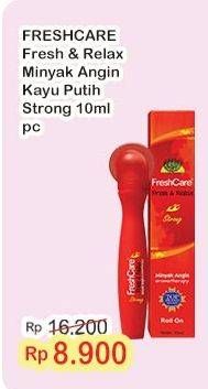 Promo Harga Fresh Care Minyak Angin Press & Relax Strong 10 ml - Indomaret
