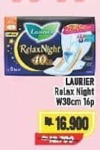 Promo Harga Laurier Relax Night 30cm 16 pcs - Alfamart