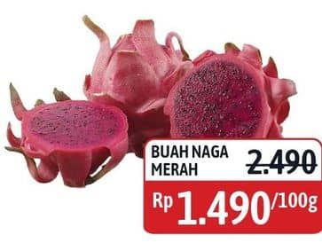 Promo Harga Buah Naga Merah per 100 gr - Alfamidi