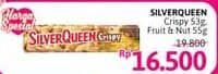 Promo Harga Silver Queen Chocolate Crispy, Fruit Nuts 55 gr - Alfamidi