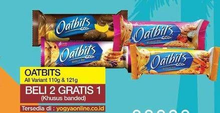 Promo Harga OATBITS Biskuit All Variants per 3 pouch 110 gr - Yogya