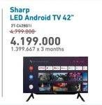 Promo Harga SHARP 2T-C42BB1i | Android TV 42"  - Electronic City