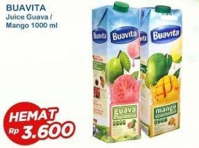 Promo Harga BUAVITA Fresh Juice Guava, Mango 1 ltr - Indomaret