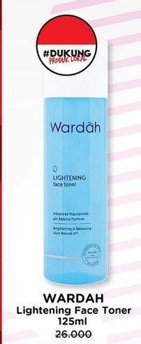 Promo Harga Wardah Lightening Face Toner 125 ml - Watsons