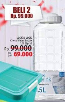 Promo Harga LOCK & LOCK Chess Water Bottle All Variants 1500 ml - LotteMart