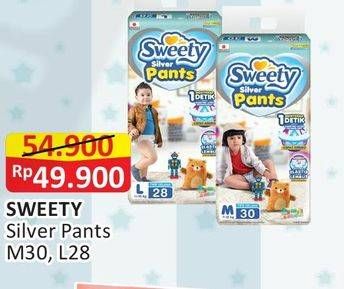 Promo Harga Sweety Silver Pants M30, L28  - Alfamart