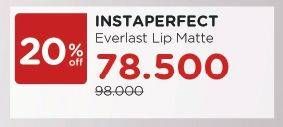 Promo Harga WARDAH Instaperfect Mattesetter Lip Matte  - Watsons
