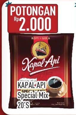 Promo Harga Kapal Api Kopi Bubuk Special Mix 20 pcs - Hypermart