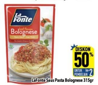 Promo Harga La Fonte Saus Pasta Bolognese 315 gr - Hypermart