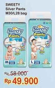 Promo Harga Sweety Silver Pants M30, L28  - Indomaret