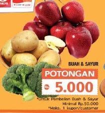 Promo Harga Buah dan Sayur  - LotteMart