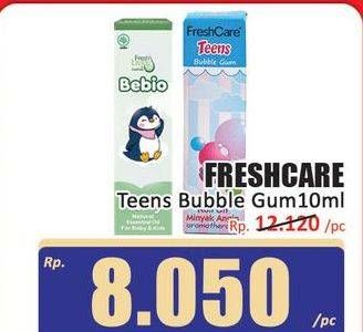 Promo Harga Fresh Care Aromatherapy Teens Bubble Gum 10 ml - Hari Hari