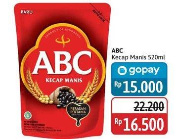 Promo Harga ABC Kecap Manis 520 ml - Alfamidi