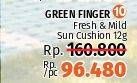Promo Harga GREEN FINGER Fresh Mild Sun Cushion 12 gr - LotteMart