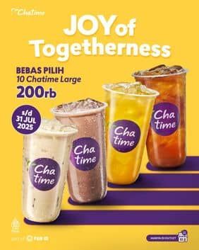 Promo Harga Joy of Togetherness  - Chatime