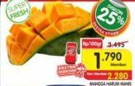 Promo Harga Mangga Harum Manis per 100 gr - Superindo