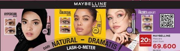 Promo Harga MAYBELLINE Mascara  - Watsons