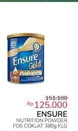 Promo Harga Ensure Gold Wheat Gandum Coklat 380 gr - Indomaret