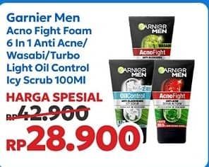 Promo Harga Garnier Men Facial Foam  - Indomaret