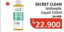 Promo Harga SECRET CLEAN Disinfectant Liquid 150 ml - Alfamidi