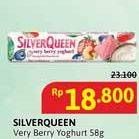 Promo Harga Silver Queen Chocolate Very Berry Yoghurt 58 gr - Alfamidi