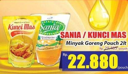 Promo Harga SANIA/KUNCI MAS Minyak Goreng 2 L  - Hari Hari